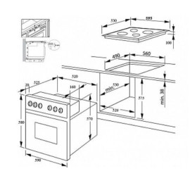 Встраиваемая газовая варочная панель Ricci RGN-611BL