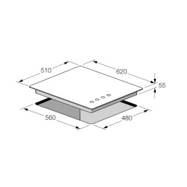 Варочная панель FULGOR FCH 604 G WH