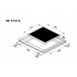 Поверхность KORTING hk 4103 b