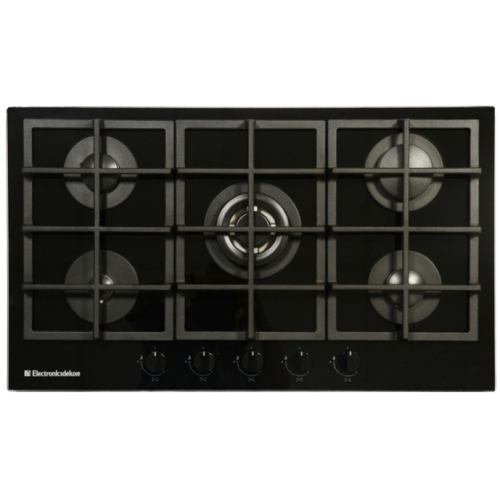 Газовая поверхность ELECTRONICSDELUXE GG51130245F TC-000 стекло черное
