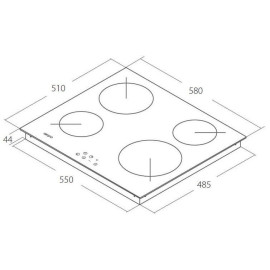 Стеклокерамическая панель AKPO PKA 58008