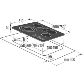 Поверхность KORTING hk 6305 bx