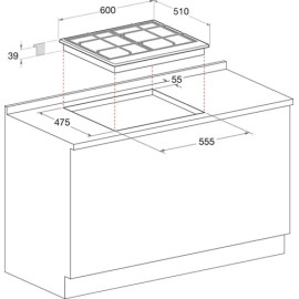 Варочная поверхность HOTPOINT-ARISTON PCN 641 WH
