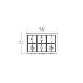 Варочная поверхность BERTAZZONI RT366PROX
