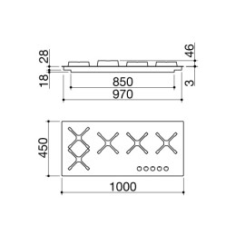 Варочная поверхность BARAZZA 1PSP105