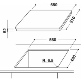 Поверхность KITCHENAID KHID3 65510