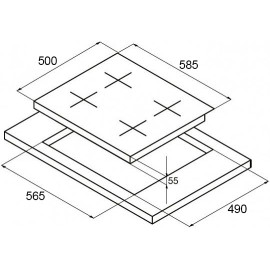 Газовая поверхность KORTING HG 645 CTX
