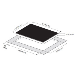 Варочная панель ZIGMUND SHTAIN CNS 302.45 BX