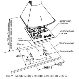 Варочная поверхность GEFEST ПВГ 2100-01 K192