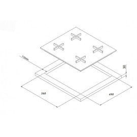 Варочная поверхность KORTING hk 6200