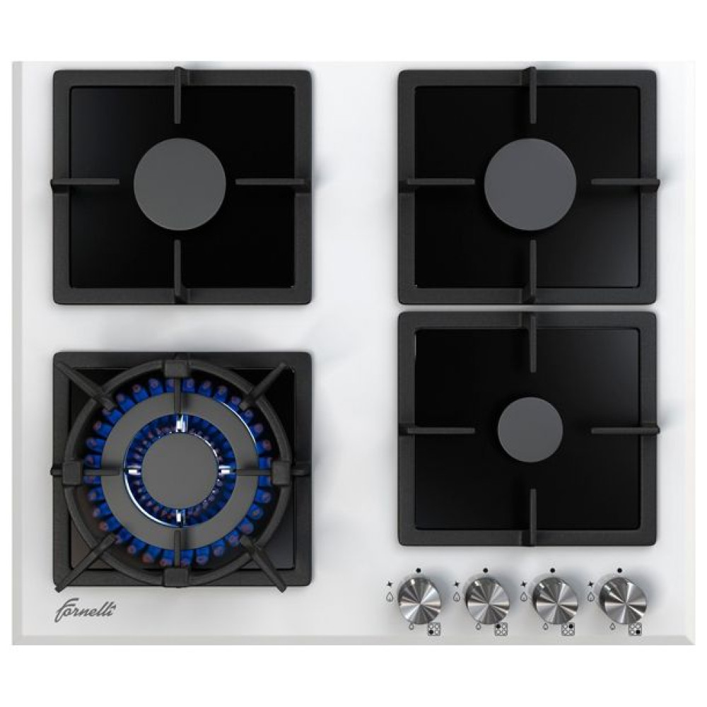Рабочая варочная поверхность FORNELLI pga 60 quadro wh