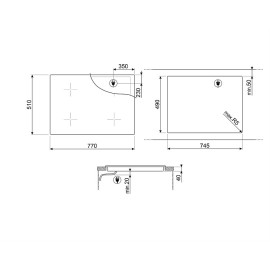 Варочная поверхность SMEG SE484EMTD