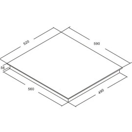 Варочная поверхность AKPO PIA 6093119FZ BL
