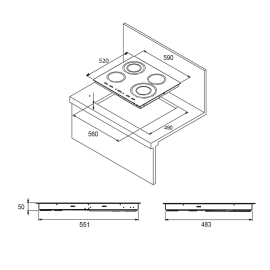 Электрическая поверхность KUPPERSBERG fa6if01 bronze