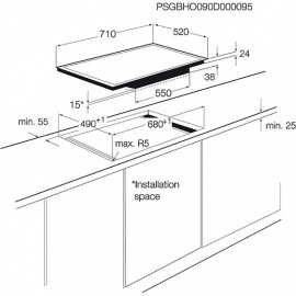 Поверхность ELECTROLUX ehf 7647 fok