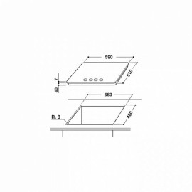 Поверхность KITCHENAID KHMD4 60510