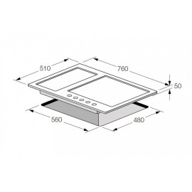Варочная панель FULGOR QH 765 G WK X