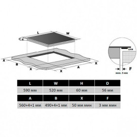 Стеклокерамическая панель Midea MIH 64721 FIV