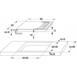 Газовая панель Gorenje GW 6D41 CLB