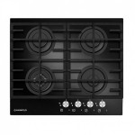 Газовая поверхность MAUNFELD mghg.64.17b_black glass (чёрное стекло)