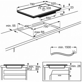 Варочная поверхность ELECTROLUX EIS84486