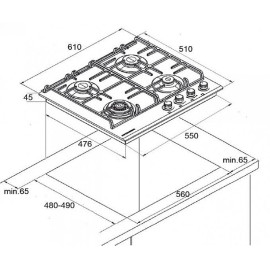 Варочная поверхность KUPPERSBERG FS 65 Ant