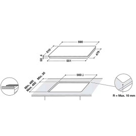 Варочная поверхность WHIRLPOOL WL S5360 BF/W