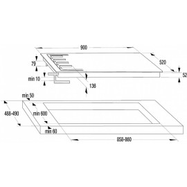 Варочная панель GORENJE GCW 951B