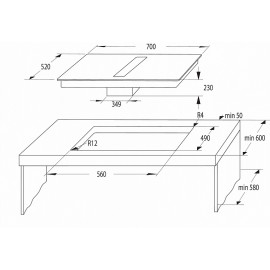 Варочная поверхность GORENJE HET749BSC