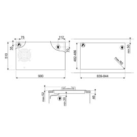 Варочная поверхность SMEG PM6954R