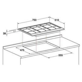 Поверхность HOTPOINT-ARISTON pc 750 t