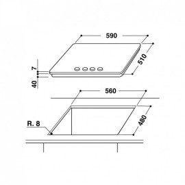 Газовая поверхность WHIRLPOOL goa 6425/s