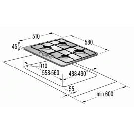 Поверхность GORENJE g 6 syb