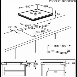 Варочная панель ELECTROLUX IPE 6450 KF
