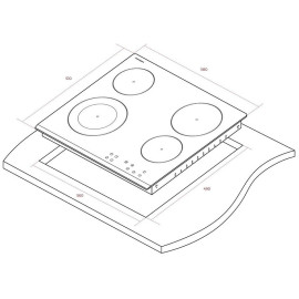 Варочная поверхность THOMSON HC20-4E03