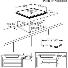 Варочная поверхность ELECTROLUX LIR60430