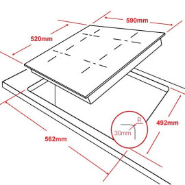 Варочная панель Ginzzu HCI-409