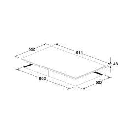 Варочная поверхность FULGOR Milano FCLH 9008 ID WT BK