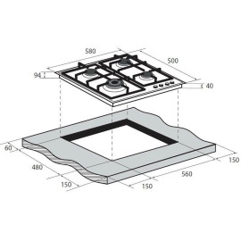 Варочная поверхность ZUGEL ZGH600B