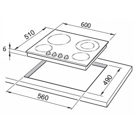 Поверхность DELONGHI pvc 62 tc