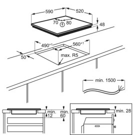 Варочная поверхность ELECTROLUX LIB60420CK
