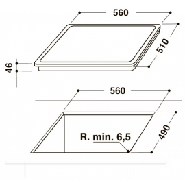 Варочная поверхность HOTPOINT-ARISTON HAR 642 DO A