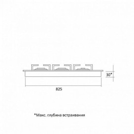 Варочная панель KUPPERSBERG FV9TGRZ W Silver