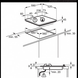 Поверхность ZANUSSI ZGO568434B