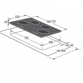 Поверхность GORENJE it 742 axc