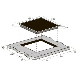 Варочная поверхность ZUGEL ZEH603W