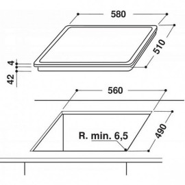 Поверхность WHIRLPOOL akt 8600 ba