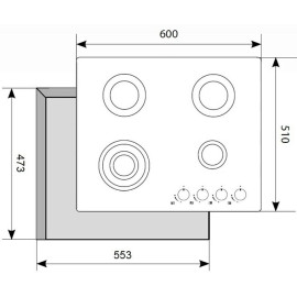 Газовая панель AKPO PGA 604 RGC-T WH