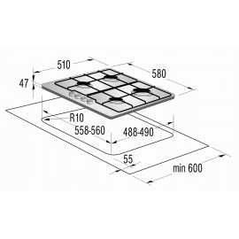 Поверхность GORENJE g 6n50 bx