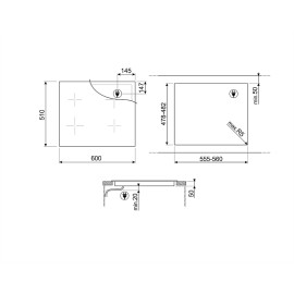 Варочная поверхность SMEG SI1M4634D